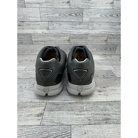 FootJoy SuperLites Spikeless Golf Shoes Mens 9.5 M‎ Charcoal Black Silver 58004